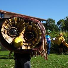 The Bird Puppet Parade and Bird Song Sing-Along, led by the Wingin' It Bird Band.