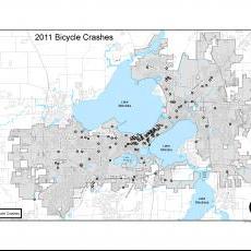 Bikers Beware: City of Madison Bike Crash Map