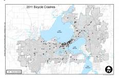 2011 City of Madison Bike Crash Map