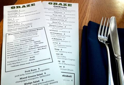 Graze menu