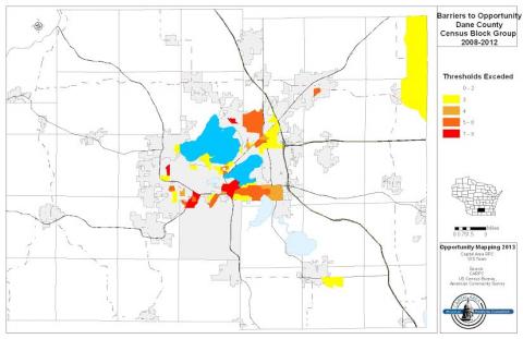 Barriers to opportunity map