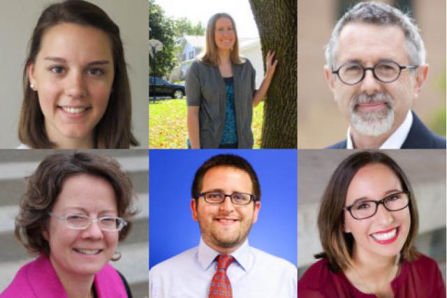 The team behind Bridging the Gap (clockwise): Abby Becker, Jen Gragg, Lew Friedland, Silke Schmidt, Polo Rocha and Lanni Solochek