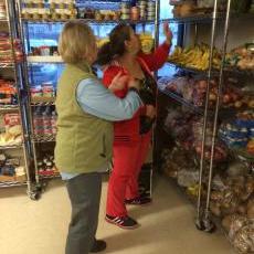 The Catholic Multicultural Center's food pantry helps those in need stretch their food budgets (Franco Latona/Madison Commons).