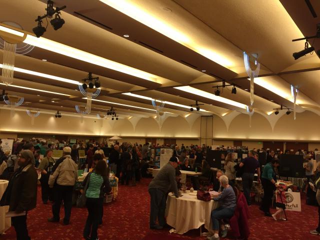 CSA farms and their customers had a chance to meet at the 23rd Annual CSA Coalition Open House at Monona Terrace (Ethan Safran/Madison Commons).