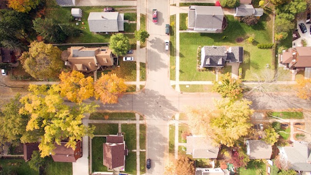 A Bird's Eye View of the Vilas Neighborhood (Aaron Hathaway/Madison Commons)