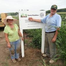 Tom and Rose Ann Parslow at Lacy Garden in Fitchburg. 