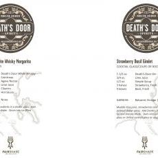 Death's Door produce cocktails