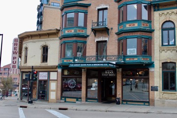 The Great Dane Pub &amp; Brewing Company is the first stop on Capital City Food Tours’ Around the Square Tour Daniella Byck/Madison Commons)