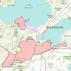 Madison food deserts, USDA locator