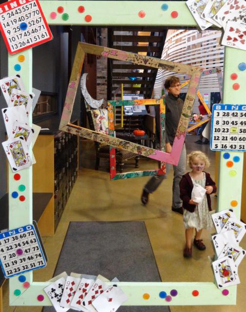 Guests at the Goodman Community Center's five-year anniversary open house participate in activities (Mengyuan Zhang/Madison Commons)