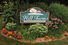 Hill Farms sign