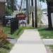 A quiet street near affordable housing units 