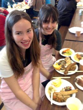 Shorewood International Food Fair volunteers