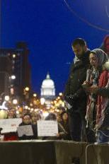 Protests campus