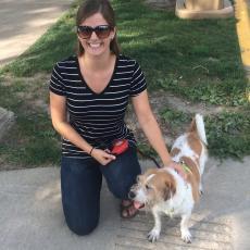 Mallory Ballard can now enjoy a stroll with her dog through 14 area parks (Franco Latona / Madison Commons)