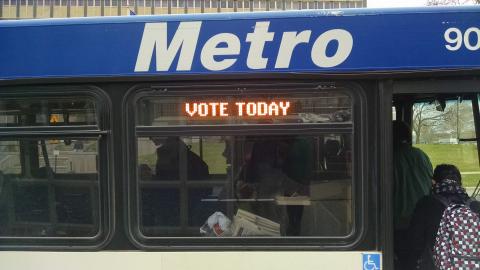 Bus Vote photo