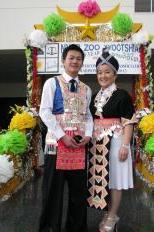 Hmong couple, New Year