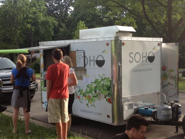 SoHo serves dinner to local residents at Midvale