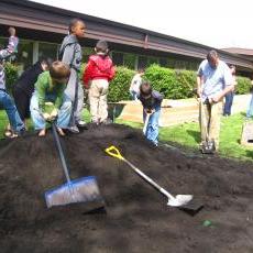 Sandburg Soil Pile