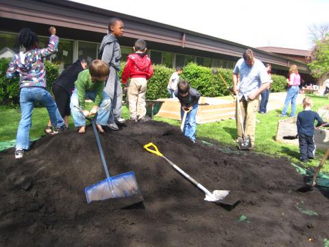 Sandburg Soil Pile