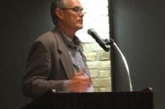 Executive Director of Seed Savers Exchange John Torgrimson speaks at Goodman Community Center