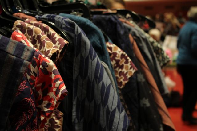 A wide variety of Fair Trade clothing were among the items sold by the 45 vendors. (Becca Radix/Madison Commons)