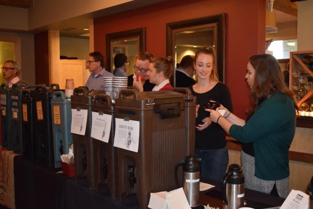 Dane County residents enjoy coffee and conversation at the Rape Crisis Center’s annual Java Jive last year. (Beth Shippert-Myers)