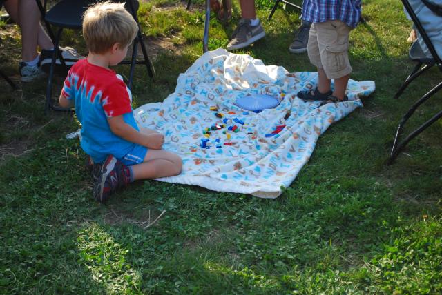 Kid on Blanket