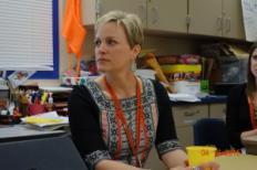 Karine Sloan has served as principal of Leopold Elementary School since July 2014. She says schools need to address academic, social and emotional learning together. (Lew Friedland/Madison Commons)