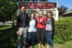 Leopold Elementary School’s administrative and instructional leadership team includes (left to right) Mathew Thompso, Jaclyn Smith, Karine Sloan and Kendra Cerniglia. (Leopold Elementary School)