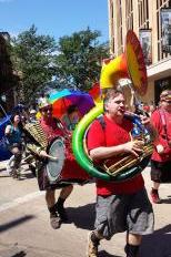 Members of local marching band Forward!