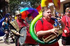 Members of local marching band Forward!