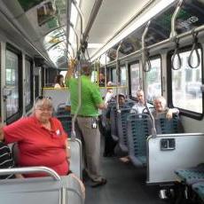 Inside the Proterra electric bus (City of Madison Metro Transit)