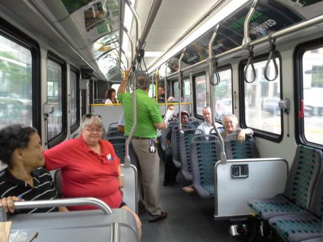 Madison Proterra Electric Bus Inside