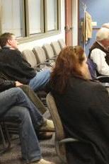 Concerned citizens gathered for a public hearing on rail closings in the Marquette neighborhood