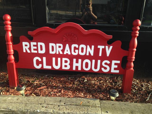 Red Dragon Sign