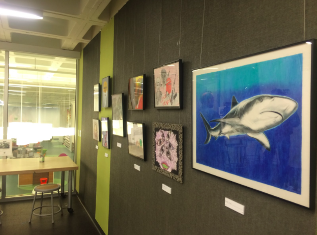 The artwork included a range of subjects. (Melissa Behling/Madison Commons)