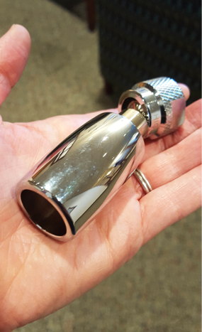 Madison Water Utility will give out 1,500 High Sierra Classic Chrome Plus showerheads. The fixtures follow the EPA guidelines for high-efficiency. (Amy Barrilleaux, Madison Water Utility Public Information Officer)
