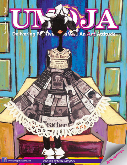 Previous cover of UMOJA magazine.