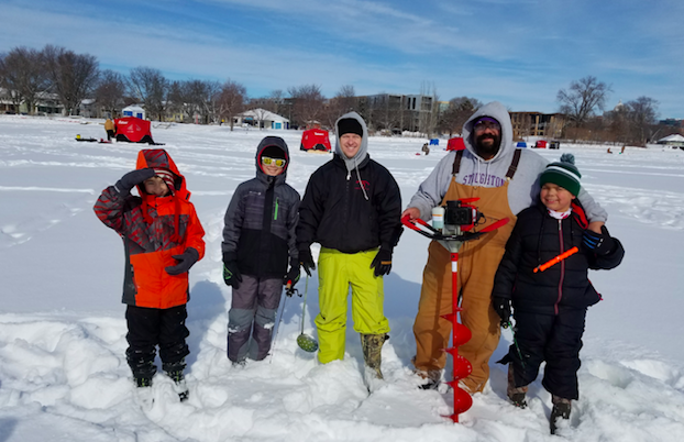 From Left: Cougar Harkins, Tiger Harkins, Justin Harkins, Nathan Hutchins and TJ Hutchins (Pawan Naidu/Madison Commons)