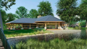 Final design concept for the John Wall Family Pavilion at Tenney Park. Photo credit: TLNA website