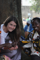 Julia Baumgartner in Gumutindo, Uganda 