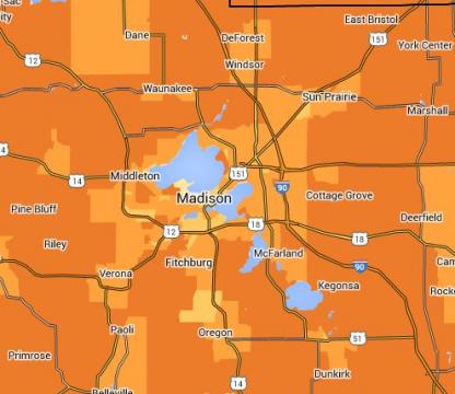 Madison Affordability Map