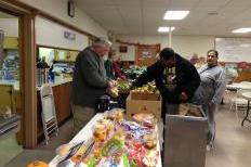 Bread of Life food pantry during distribution