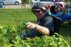 Steve Watering in Gardening for Good