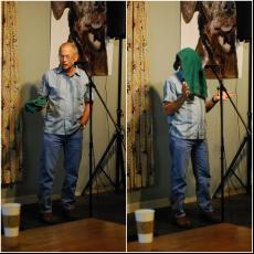 Tom Schmidt, a Tenney-Lapham resident, is a regular at Johnson Public House's monthly Story Slam (Aparna Vidyasagar/Madison Commons).