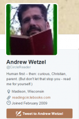 Andrew Wetzel started Reading Circle Books to engage people through discussion.