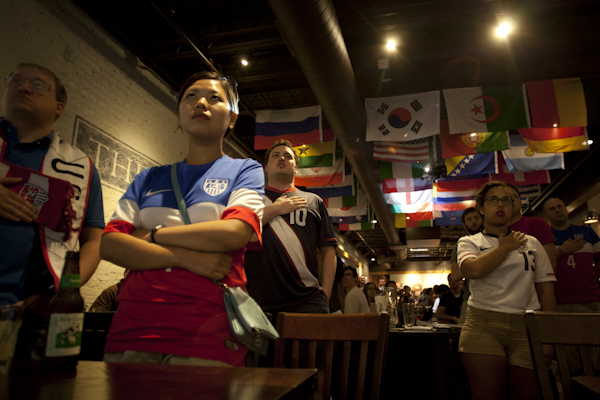 Cooper's Tavern was at capacity for USA vs. Portugal.