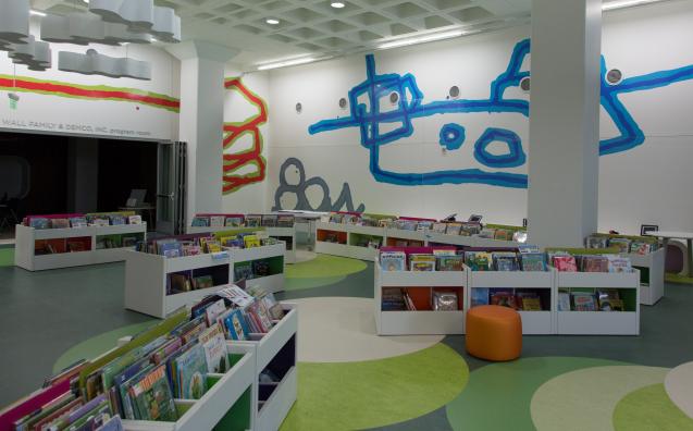 The children's room at the new Central Library is 10,000 square feet. (Courtesy:Jim Escalante)