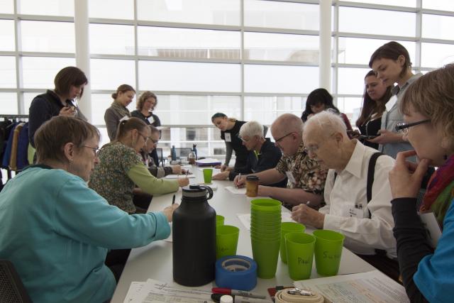 A cognitive test, completed at the beginning of the course along with balance tests and quality of life ratings, will help instructors evaluate the effectiveness of the course from multiple dimensions. (Stephanie Jean Tsang/Madison Commons)